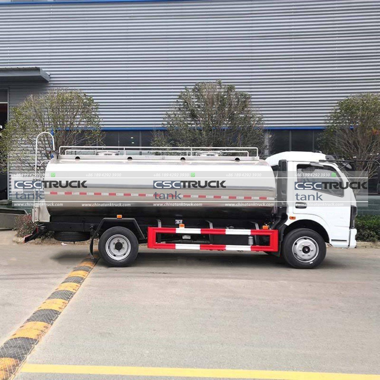 6 Wheelers 9 CBM Milk Tank Truck (2)