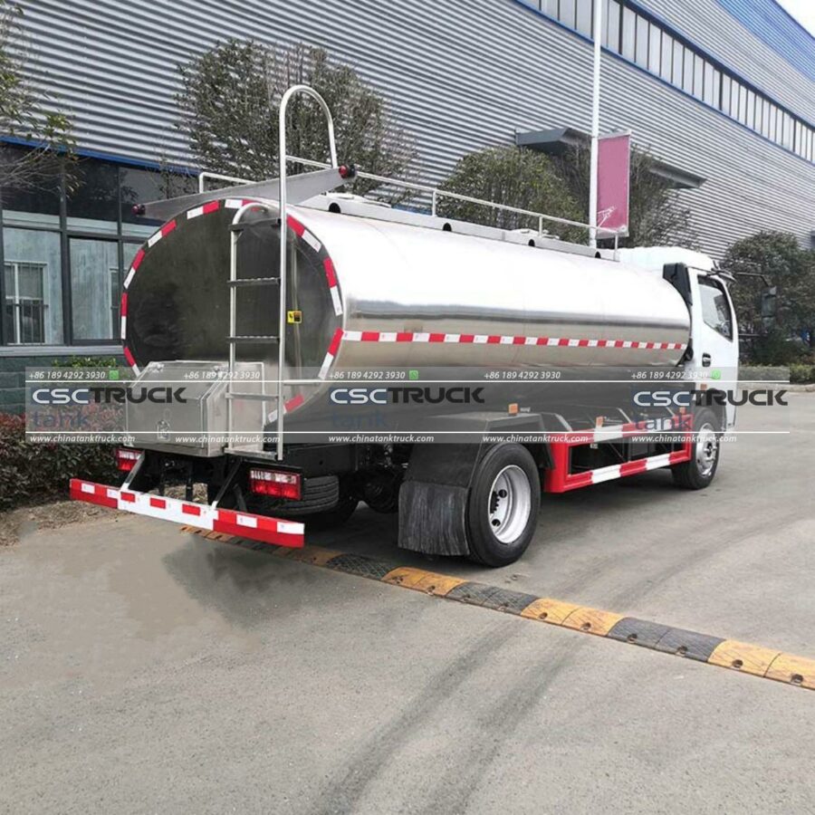 6 Wheelers 9 CBM Milk Tank Truck (3)