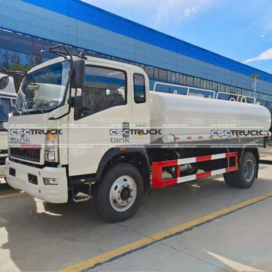 6 Wheelers 9000 Liters Water Tank Truck (2)