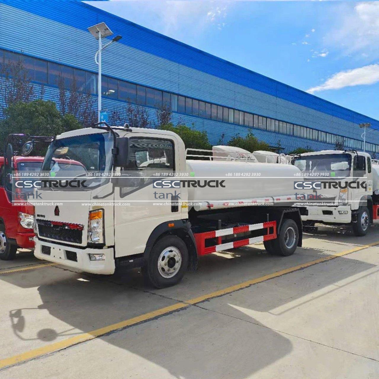 6 Wheelers 9000 Liters Water Tank Truck (3)