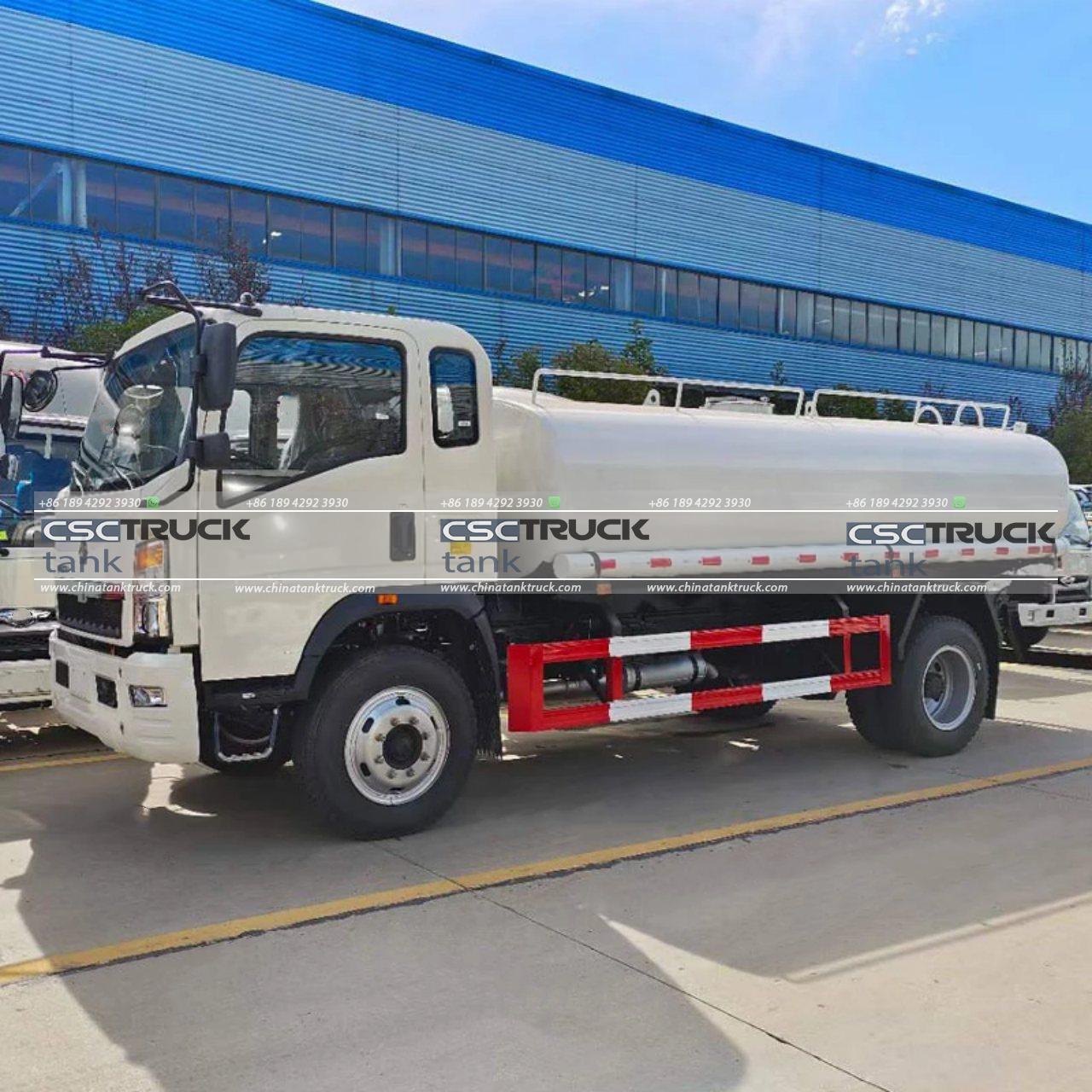 6 Wheelers 9000 Liters Water Tank Truck (4)