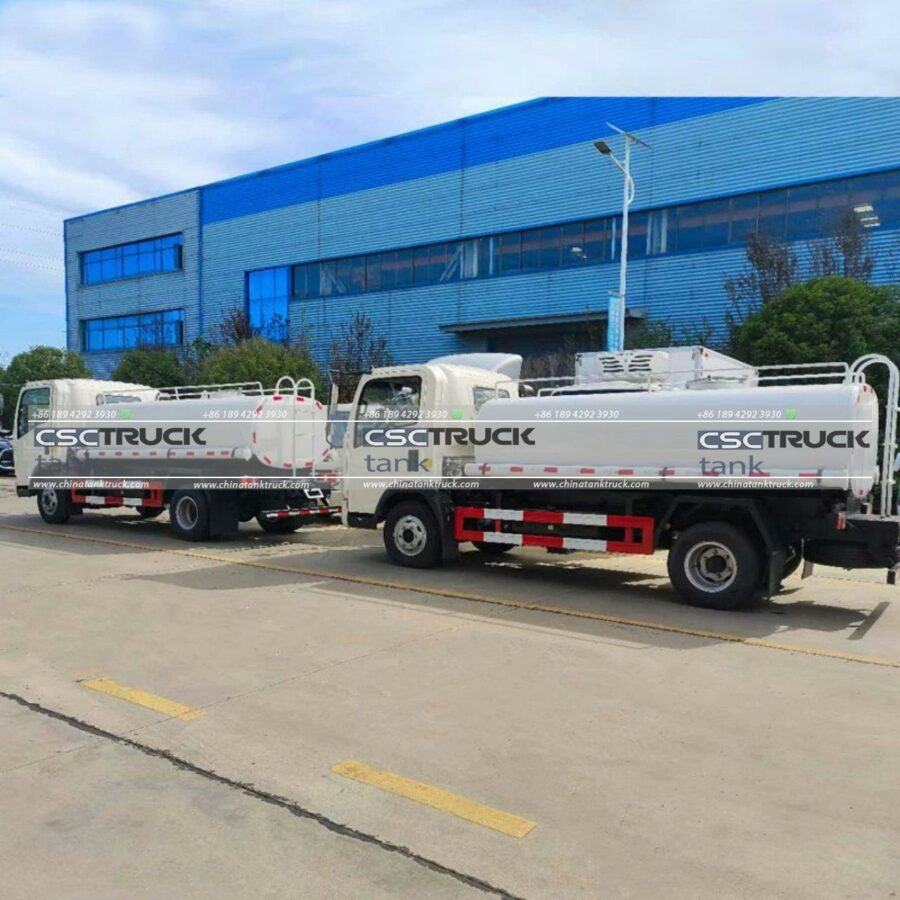 6 Wheelers 9000 Liters Water Tank Truck (6)