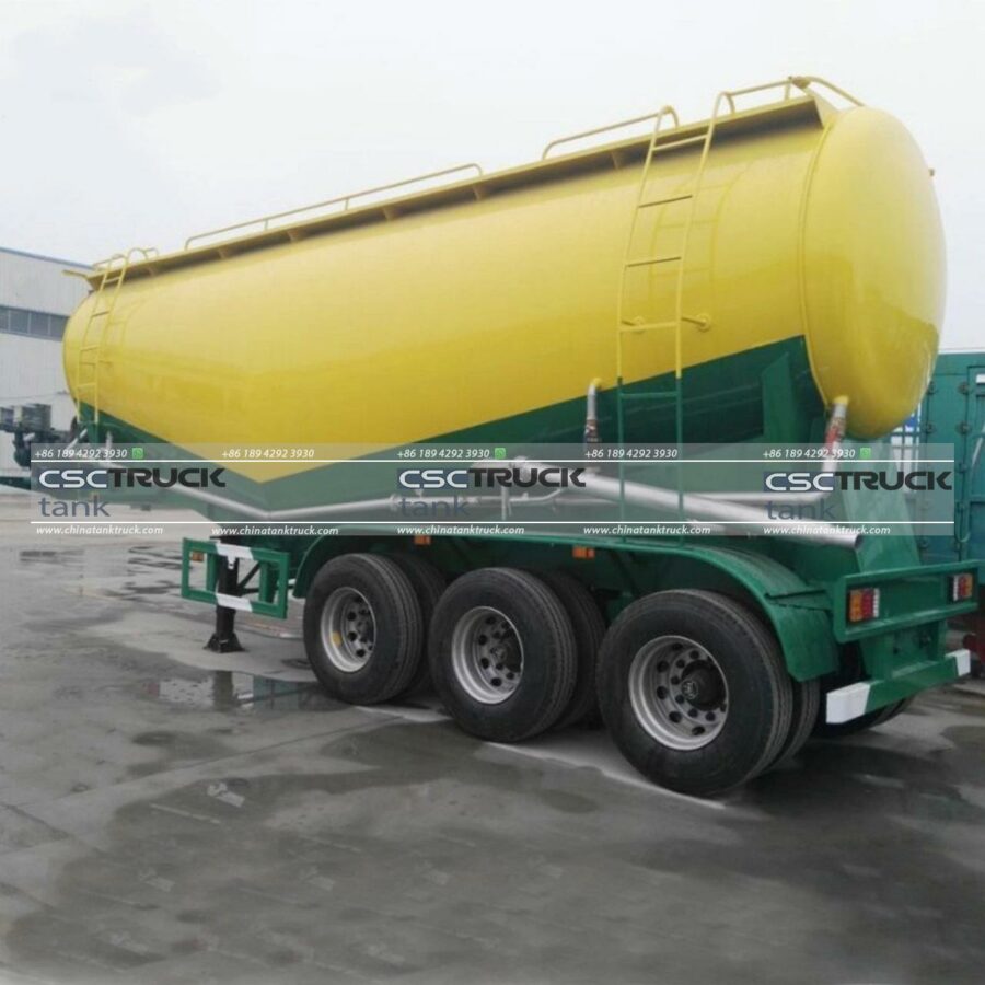 60 CBM Semi-Trailer Pneumatic Tank Truck