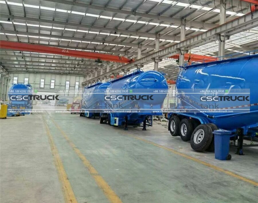 60000 Liters Semi Trailer Pneumatic Tank Truck (4)