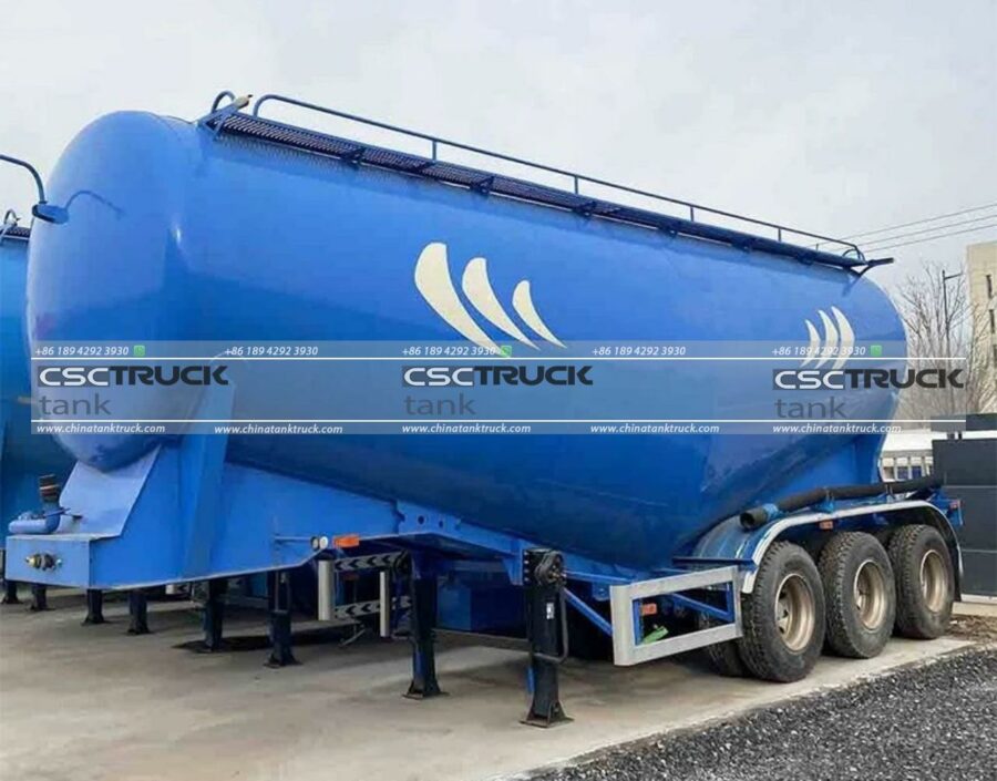 60000 Liters Semi Trailer Pneumatic Tank Truck