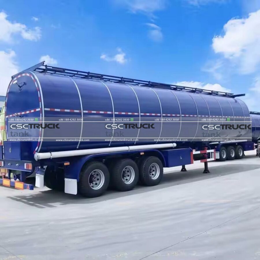 60Ton Payload Fuel Tank Semi Trailer