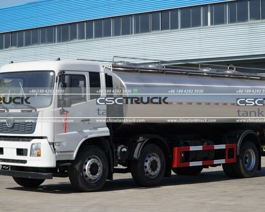 8 Wheelers 10000 Liters Milk Tank Truck