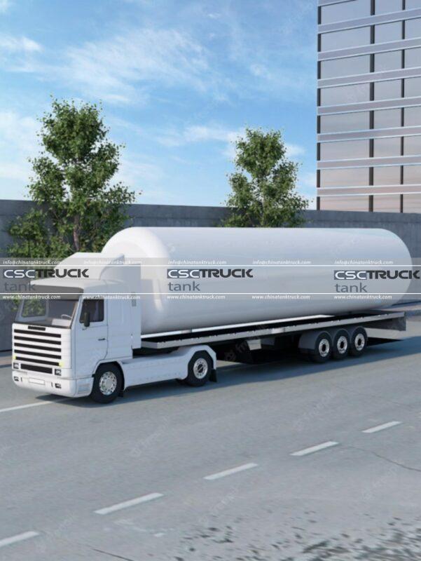 Gas tank truck