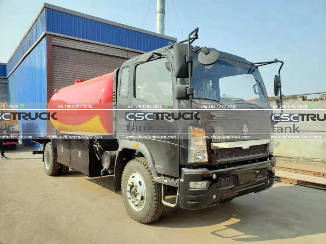 HOWO 15 CBM LPG Tank Truck