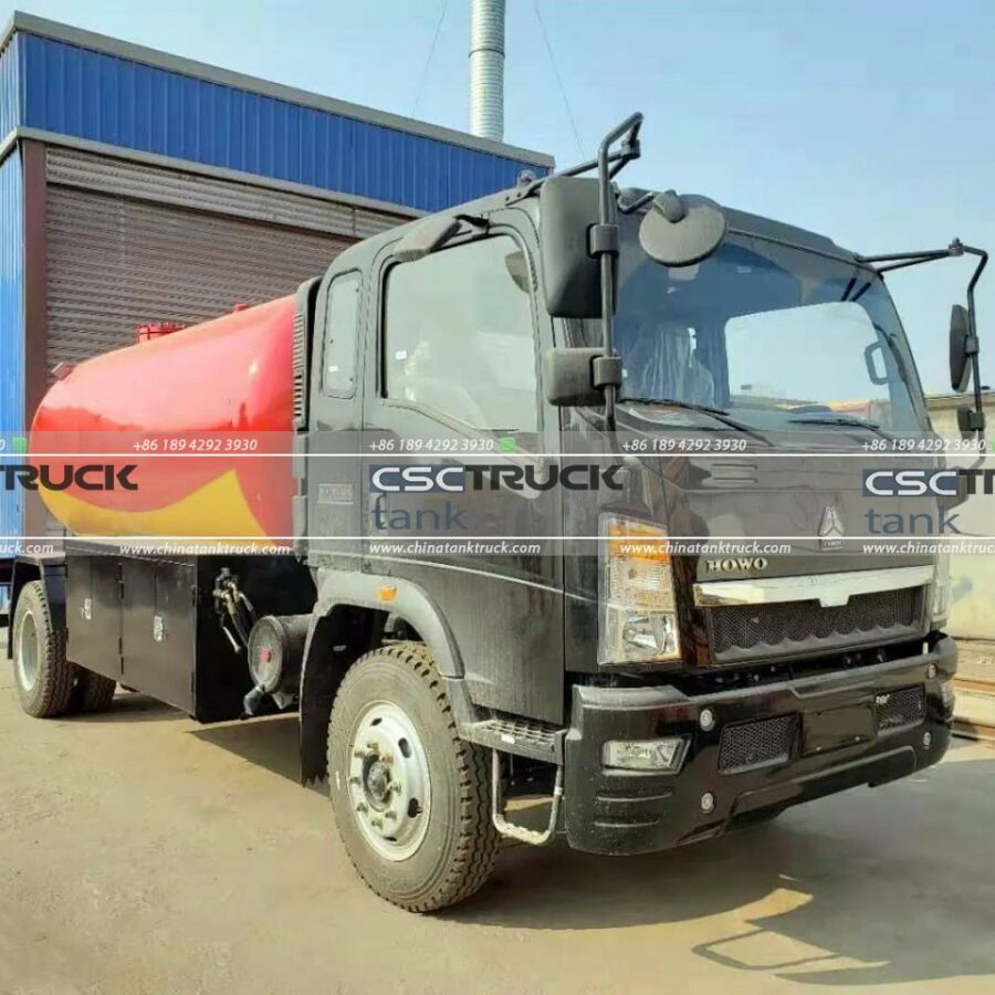 HOWO 15 CBM LPG Tank Truck