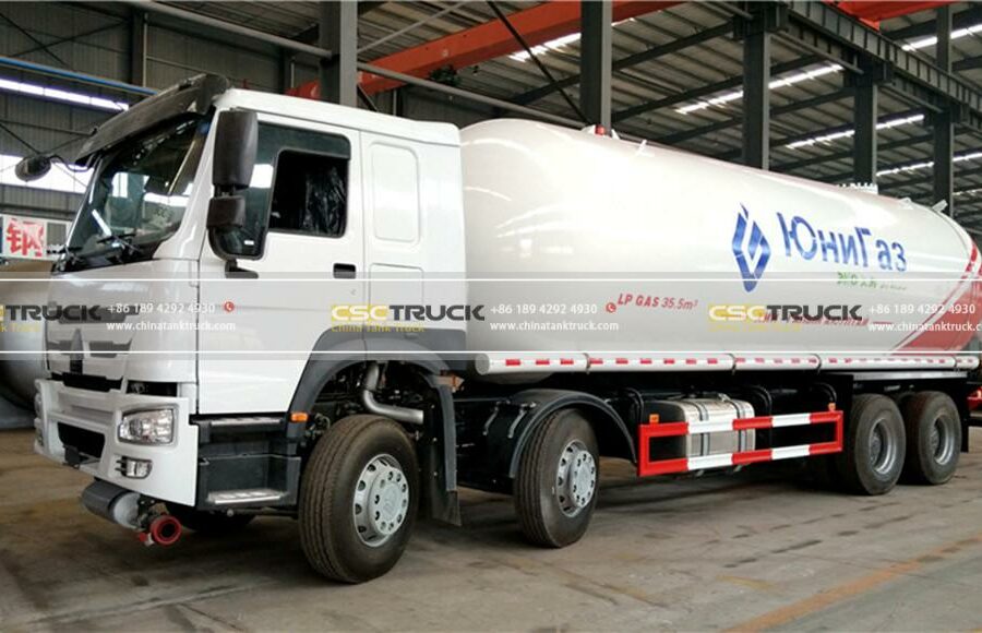 HOWO 15 Ton LPG Bobtail Truck