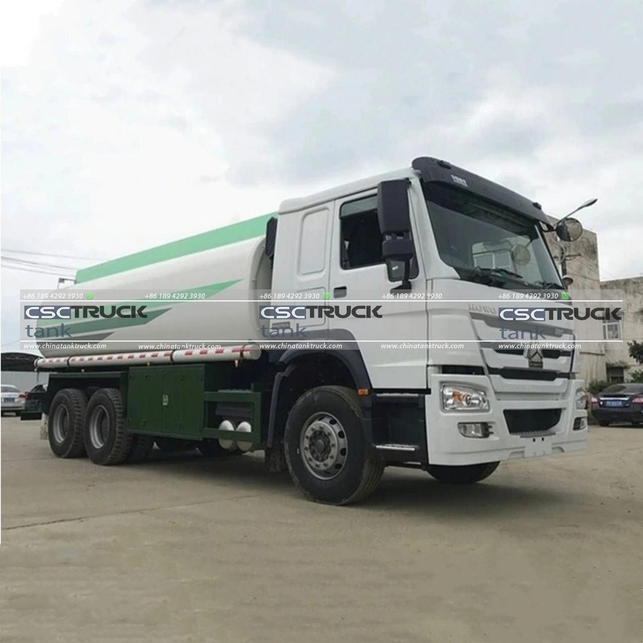 HOWO 20 CBM Chemical Tank Truck