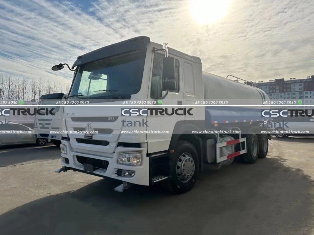 HOWO 20 CBM Water Tank Truck