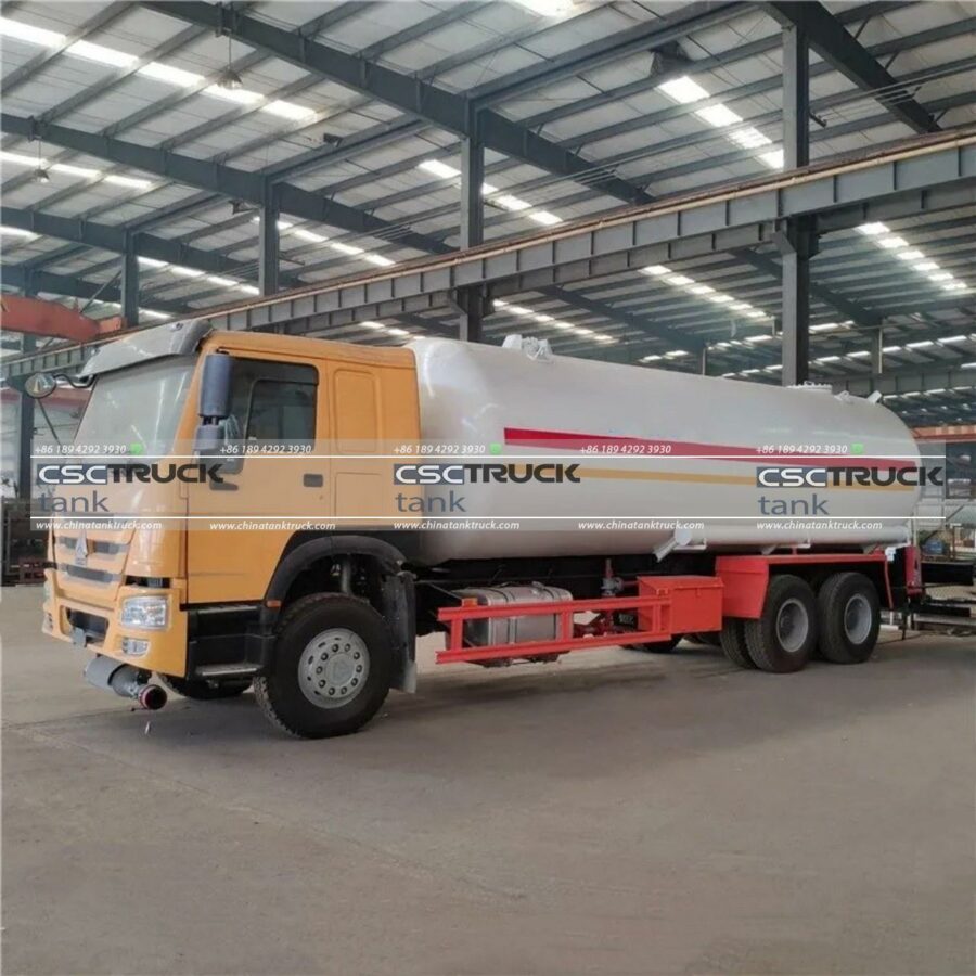 HOWO 24 CBM Propane Tank Truck (2)