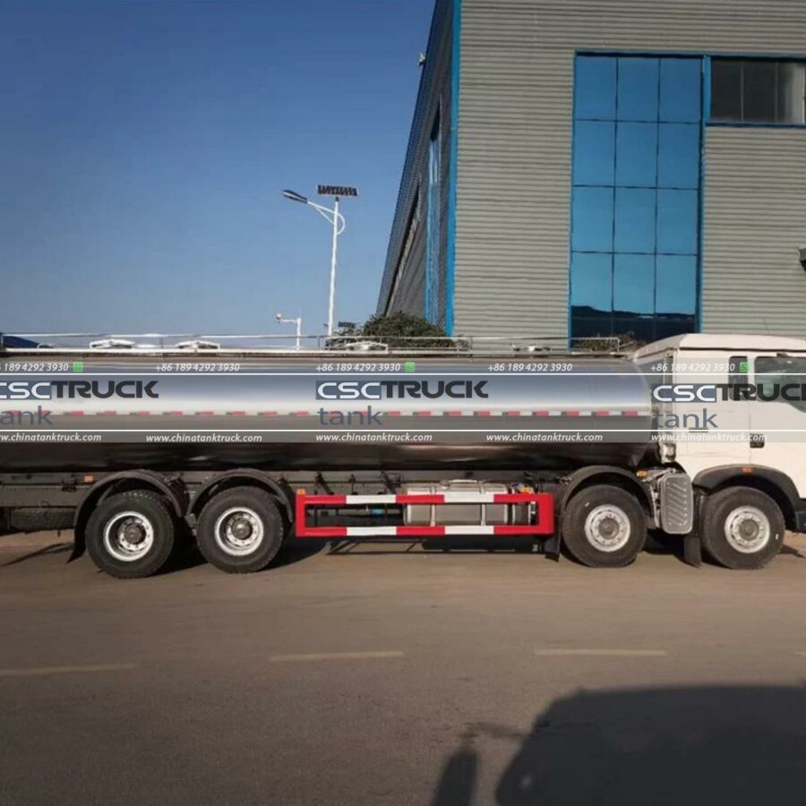 HOWO 25000 Liters Milk Tank Truck (2)