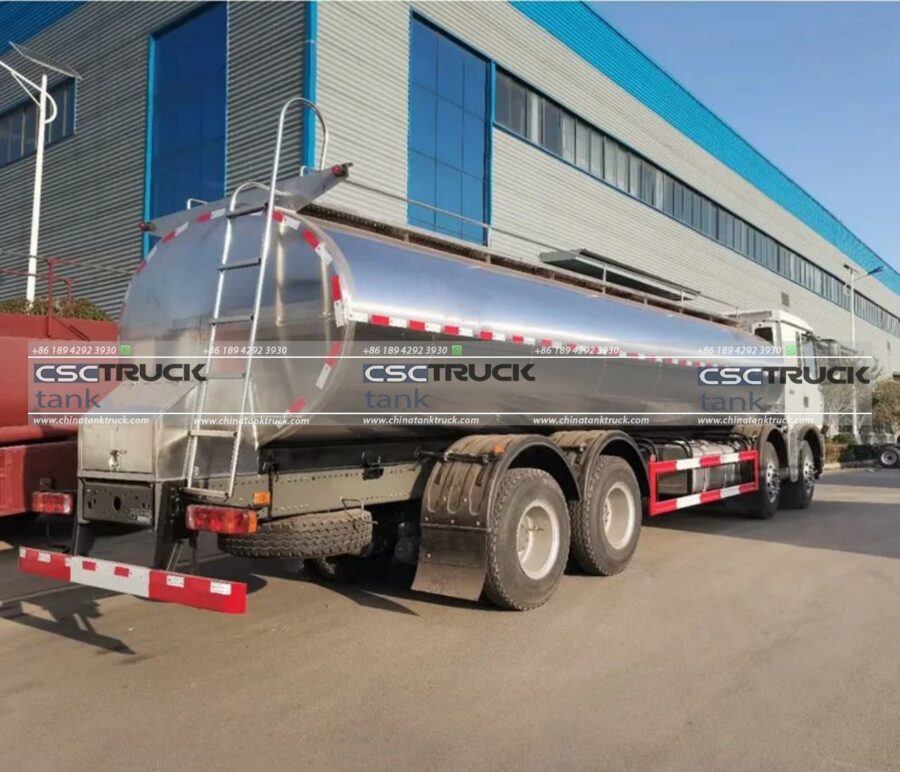 HOWO 25000 Liters Milk Tank Truck (3)