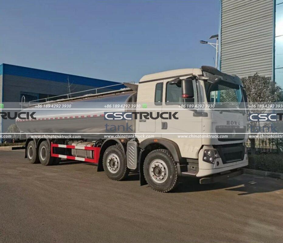 HOWO 25000 Liters Milk Tank Truck