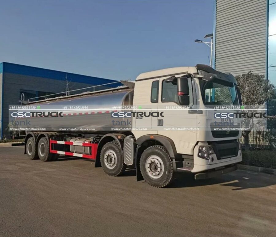 HOWO 25000 Liters Milk Tank Truck