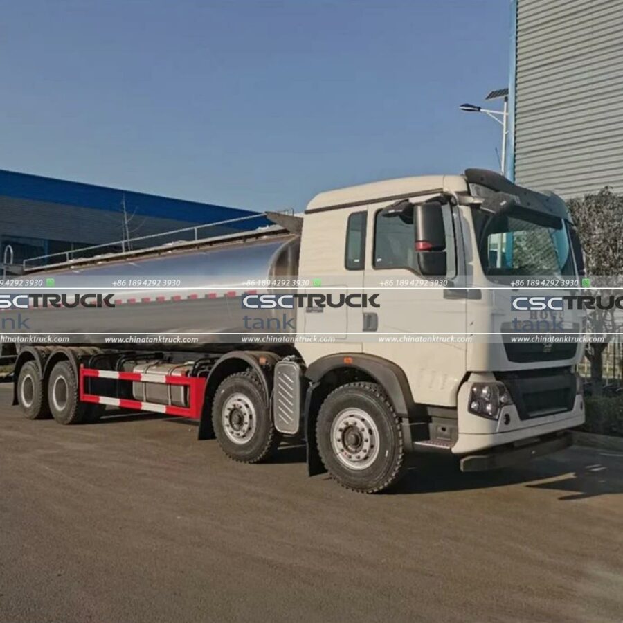 HOWO 25000 Liters Milk Tank Truck