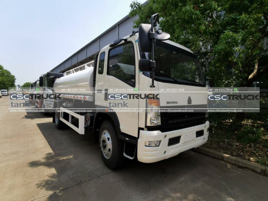 HOWO 5CBM Milk Tank Truck