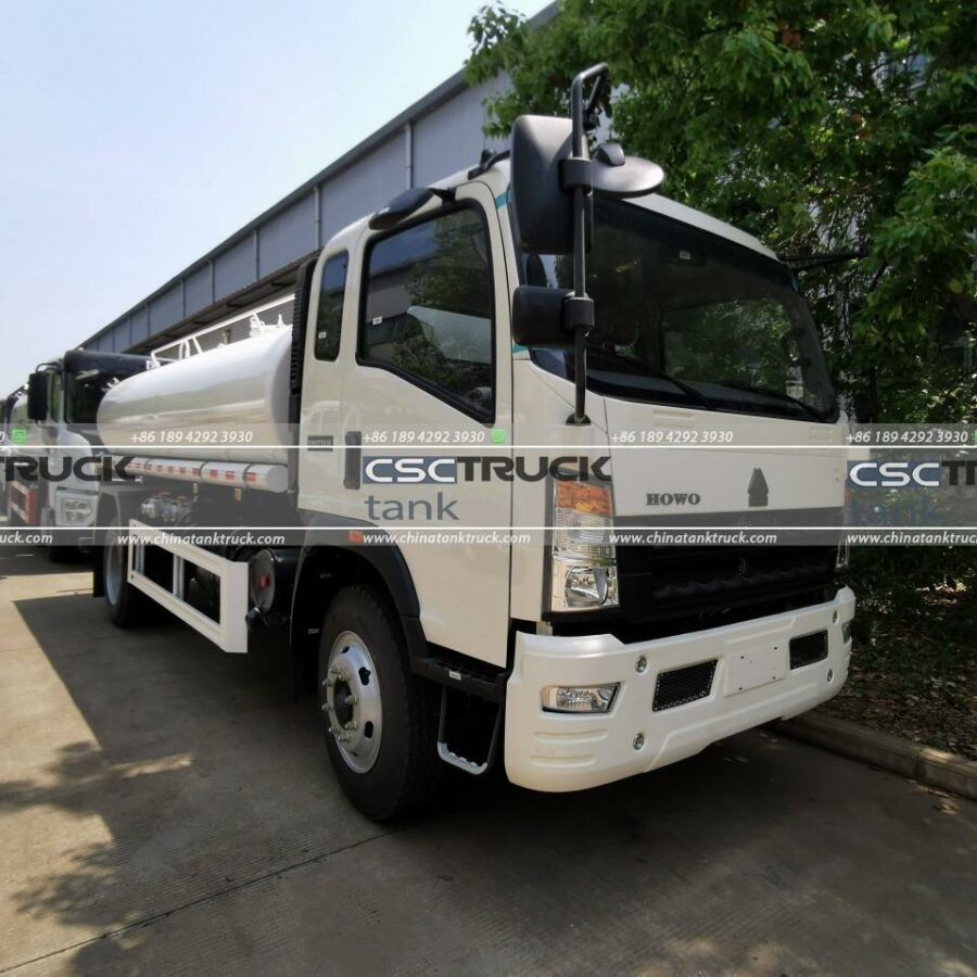 HOWO 5CBM Milk Tank Truck