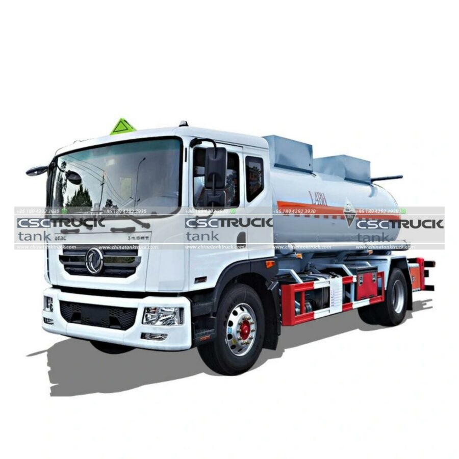 6 Wheelers 10 CBM Corrosive Tank Truck