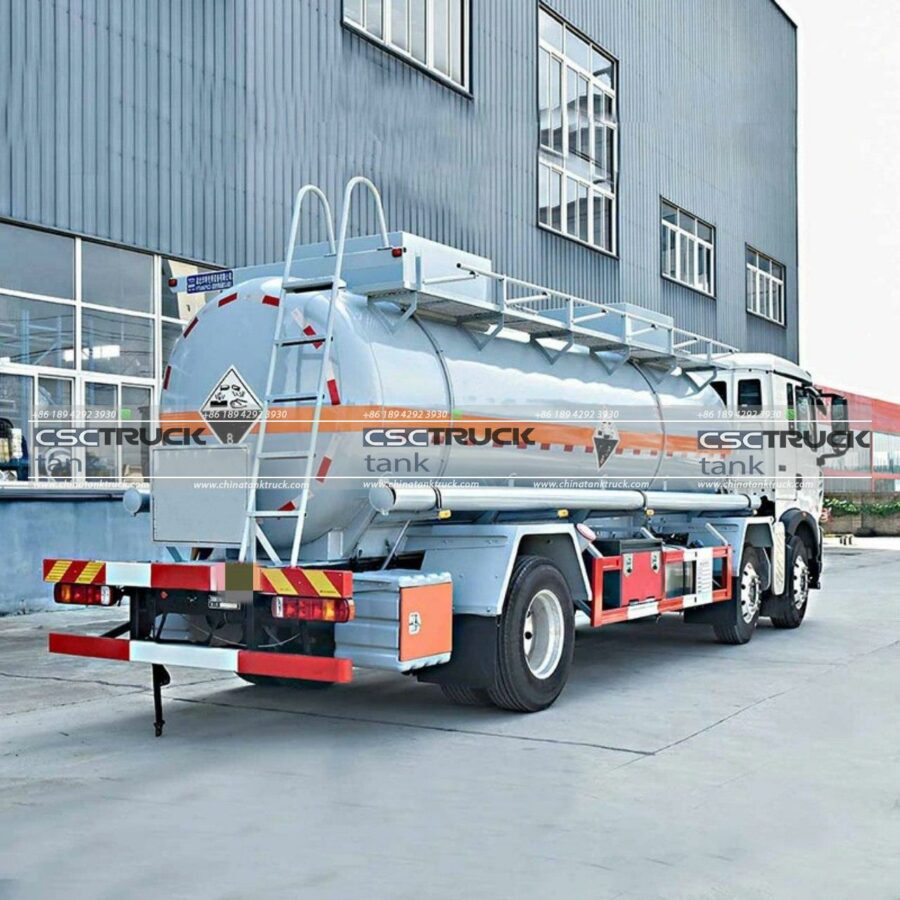 HOWO 14 CBM Corrosive Tank Truck (5)