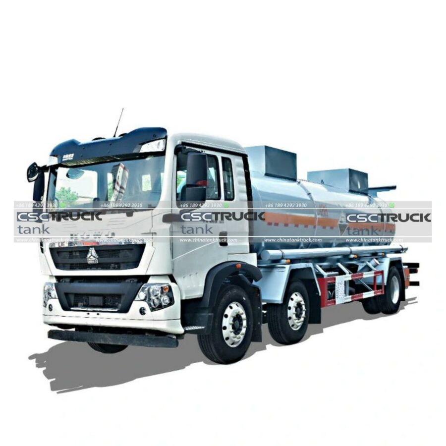 HOWO 14 CBM Corrosive Tank Truck (4)